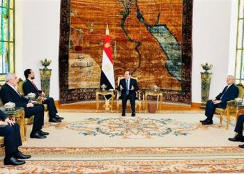 السيسي يستقبل رئيس مجلس النواب العراقي لبحث سبل التعاون بين البلدين