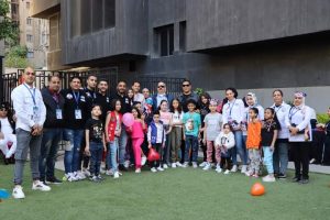 "مستقبل وطن" يحتفل مع أطفال الأزبكية بهدايا الرئيس 3