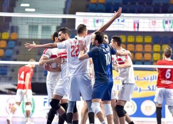 الزمالك يفوز على الأهلي في الجولة الأولى بنهائي كأس مصر لكرة الطائرة 5