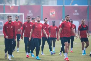 تفاصيل مران الأهلي الأخير قبل مباراة الرجاء المغربي بدوري الأبطال 2