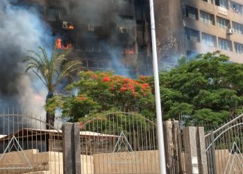 قرار من النيابة العامة بشأن واقعة حريق مبنى مدينة 15 مايو 9