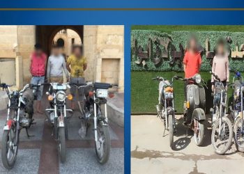 ضبط تشكيلين عصابيين تخصص سرقة الدراجات النارية بـ «كسر الجادون» بالقاهرة