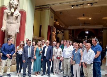 السياحة: المتحف المصري بالتحرير يستقبل وزير الصحة البرتغالي والوفد المرافق له
