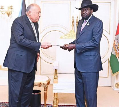 وزير الخارجية يلتقي الرئيس سلفا كير في مستهل زيارته لـ جنوب السودان