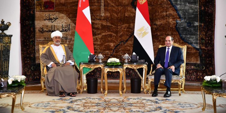تفاصيل المباحثات بين الرئيس السيسي وسلطان عمان 1