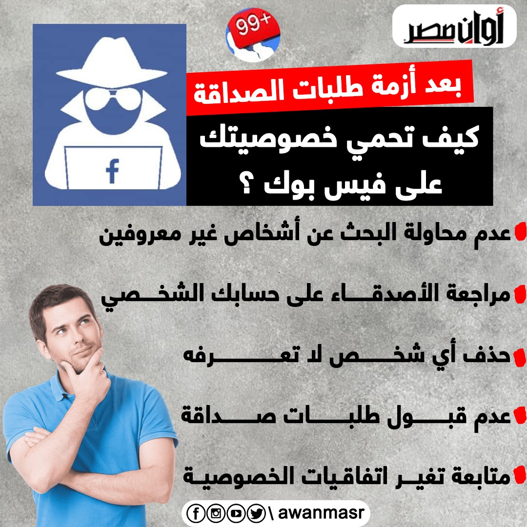 بعد «أزمة طلبات الإضافة».. كيف تحمي خصوصيتك في فيس بوك 1
