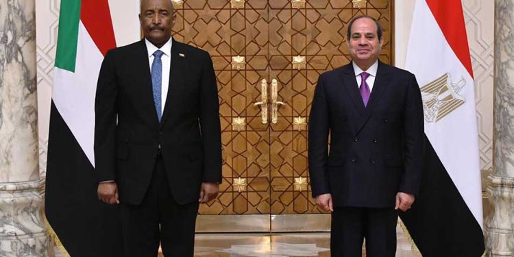 البرهان يشكر السيسي والمصريين على دعم السودان 1