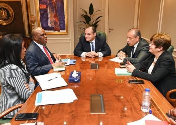 وزير التجارة يبحث مع وفد البنك الأفريقي ترتيبات استضافة القاهرة لمعرض التجارة البينية الأفريقي 2