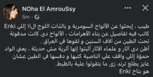 "يلا اشتموني بسرعة".. نهى العمروسي: بناة الأهرامات مش المصريين القدماء 2