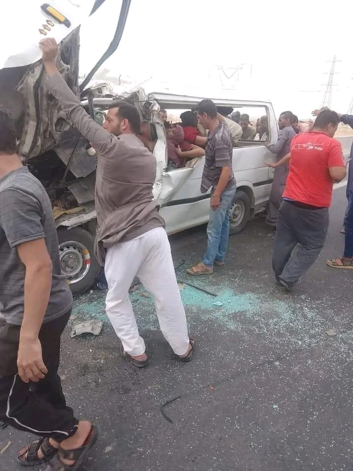 عاجل | مصرع وإصابة 17 شخص في حادث مروع بـ طريق حلوان الصف 1