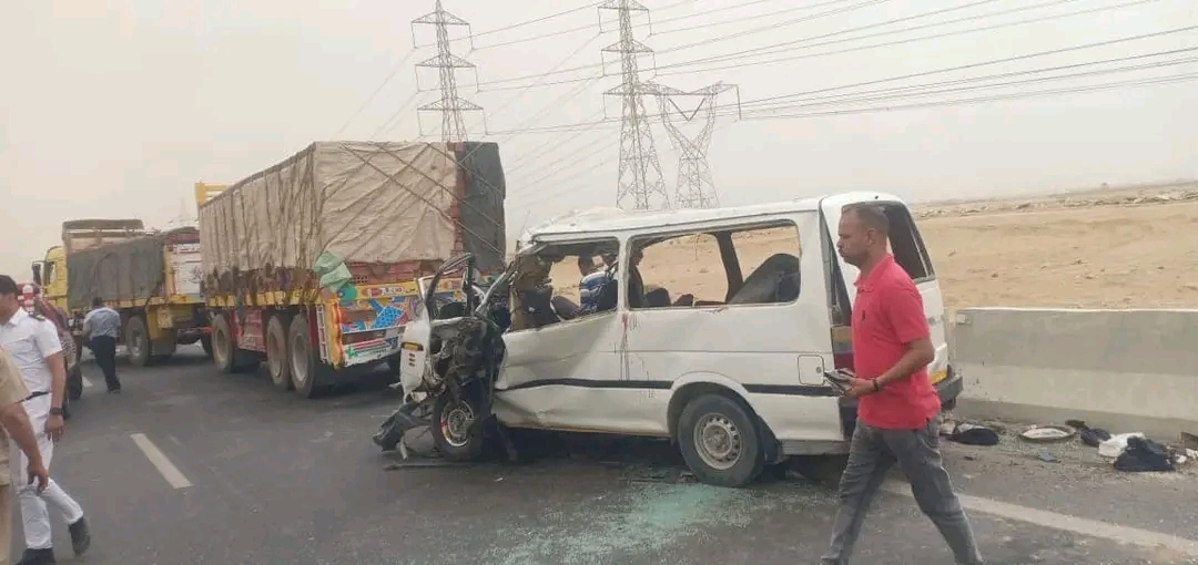 عاجل | مصرع وإصابة 17 شخص في حادث مروع بـ طريق حلوان الصف 3