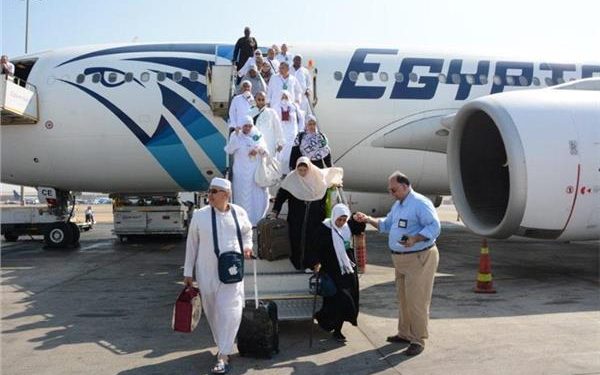 مصر للطيران تسير اليوم 22 رحلة جوية لعودة الحجاج لـ أرض الوطن