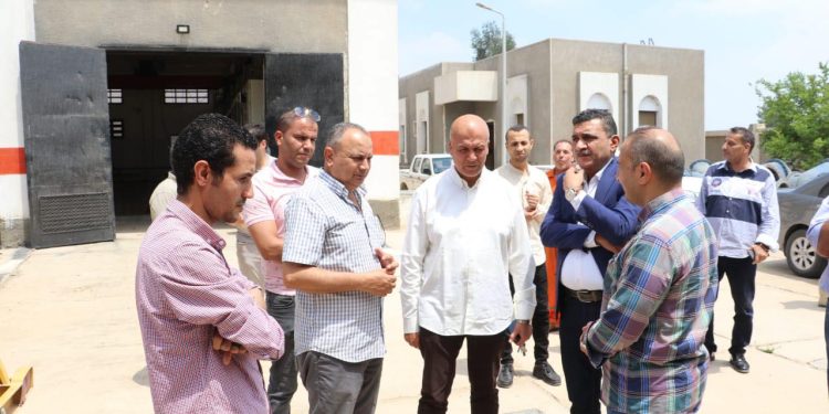 مسئولو الإسكان في جولة تفقدية بالمشروعات الجارية بمدينة السادات