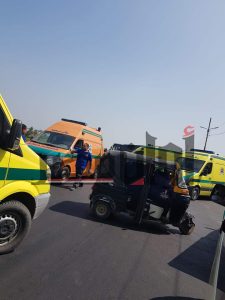 عاجل | إصابة 35 شخص في حادث انقلاب سيارة ترحيلات مساجين بـ دمياط| صور 2