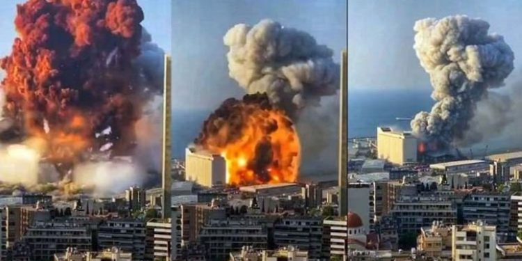 بعد مقتل 218 شخصا.. مشهد جديد لم تَره في انفجار مرفأ بيروت  1