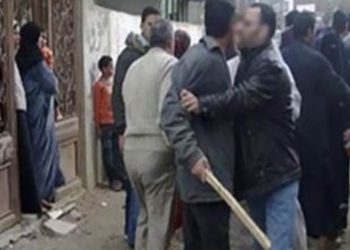 بسبب خلافات المصاهرة...معركة طاحنة بالأسلحة النارية بين عائلتين بسوهاج