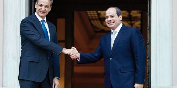 عاجل | الرئيس السيسي ورئيس وزراء اليونان يناقشان الهجرة غير الشرعية وملف الطاقة