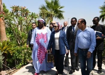 وزيرة الإسكان الكاميرونية تزور مشروعات تطوير مثلث ماسبيرو