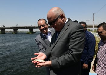 محافظ قنا يشهد إنزال مليون زريعة سمكية بنهر النيل