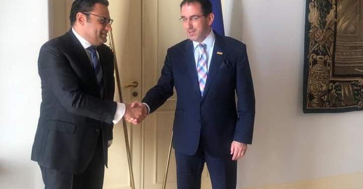 سفير مصر في براج يلتقي بنائب وزير خارجية جمهورية التشيك  1