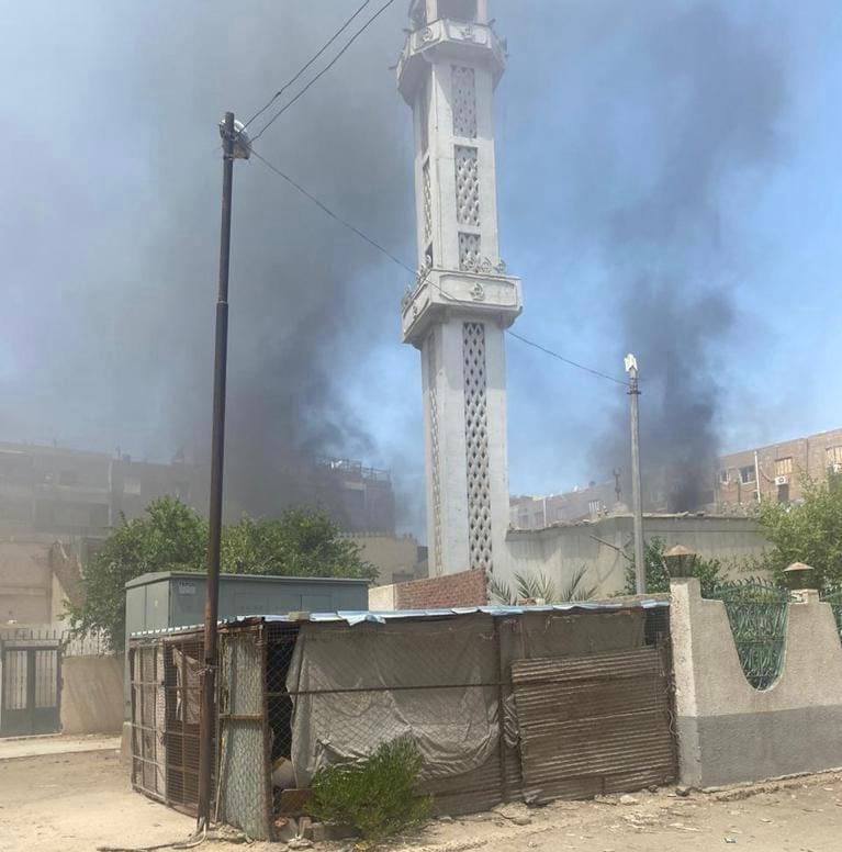 حريق مسجد