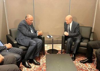 وزير الخارجية يلتقي مع رئيس مجلس القيادة الرئاسي اليمني