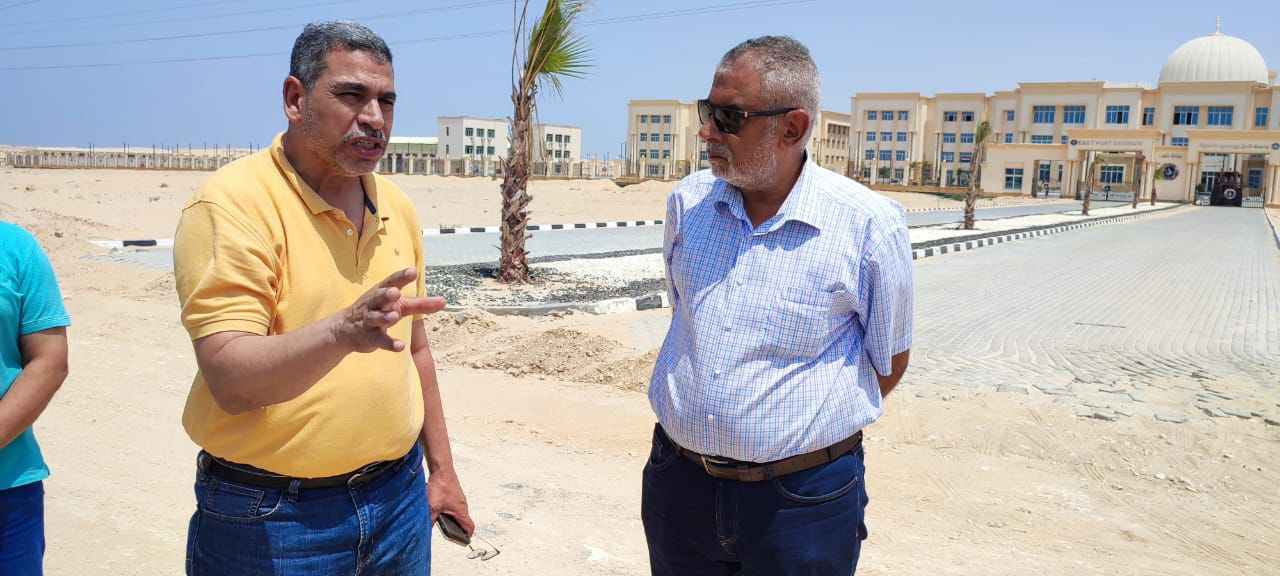 مسئولو الإسكان يتفقدون أعمال المرافق لـ217عمارة بـ" سكن كل المصريين " بمدينة بورسعيد الجديدة 2
