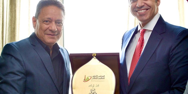 الأعلى للإعلام يقيم احتفالية لتوديع المستشار محمود فوزي