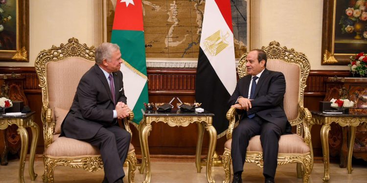 الرئيس السيسي والملك عبد الله