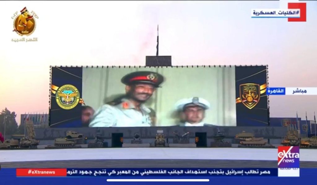 السيسي يشهد خطاب النصر لـ محمد أنور السادات خلال حفل تخرج طلاب الكليات العسكرية 2