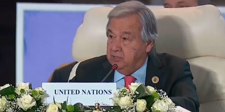 عاجل | الأمين العام للأمم المتحدة: يجب إنهاء معاناة الشعب الفلسطيني والالتزام بالمعاهدات الدولية