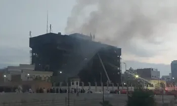 حريق مديرية أمن الإسماعيلية