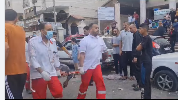 الهلال الأحمر الفلسطيني: قصف شديد على مستشفى القدس بـ غزة 2