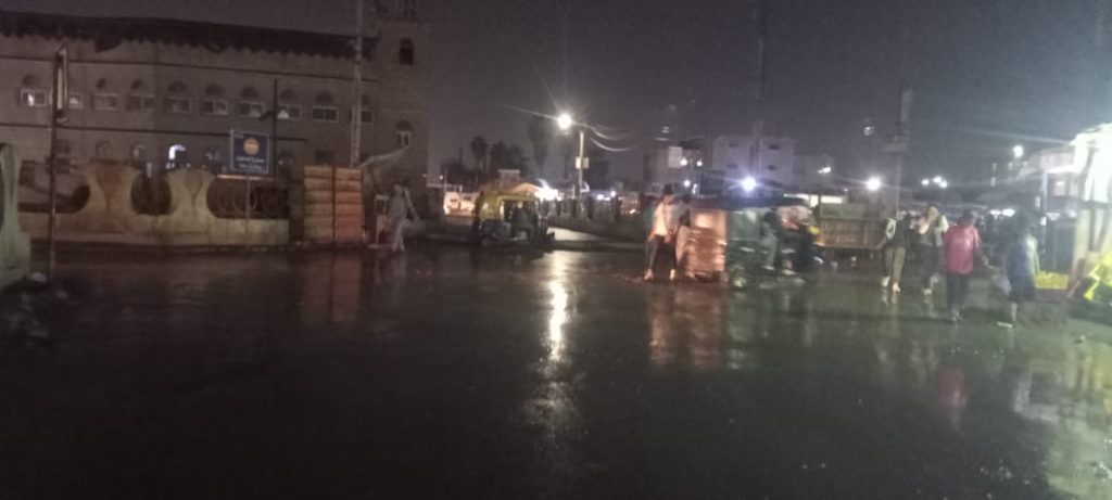 بالصور.. الشتاء وصل.. سقوط أمطار غزيرة في شوارع كفر الشيخ 1