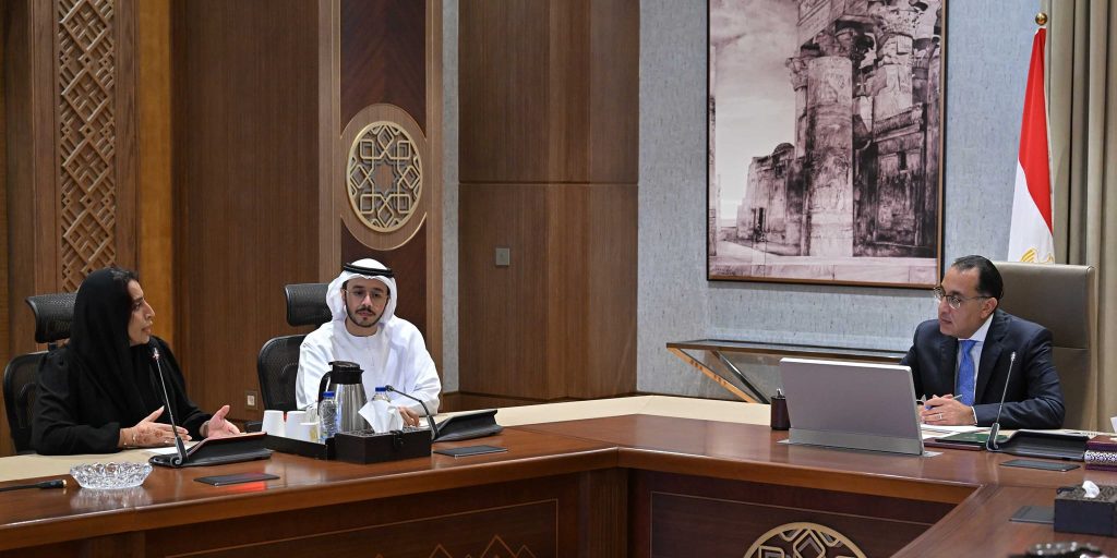 تفاصيل لقاء مصطفى مدبولي بـ الشيخ سعيد بن أحمد آل مكتوم المدير التنفيذي لـ سلطة دبي البحرية 1