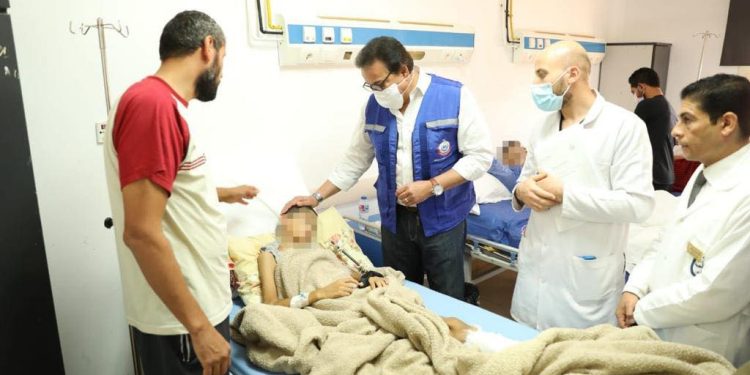 وزير الصحة يوجه بتوفير أطراف صناعية للمصابين من الأشقاء الفلسطينيين