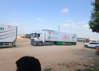 الهلال الأحمر الفلسطيني يعلن استلام 102 شاحنة مساعدات من معبر رفح اليوم 1