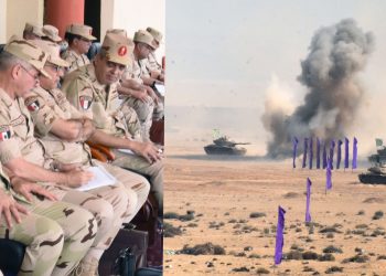 رئيس أركان حرب القوات المسلحة يشهد تنفيذ الجيش الثاني الميداني لأحد الأنشطة التدريبية