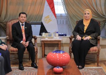 وزيرة التضامن الاجتماعي تستقبل سفير ماليزيا بالقاهرة لتقديم المساعدات الإنسانية لقطاع غزة 1