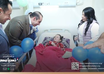 الحملة الرسمية للمرشح الرئاسي عبد الفتاح السيسي تزور مصابي قطاع غزة بمستشفى العريش الدولي 1