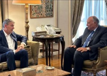 وزير الخارجية سامح شكري يلتقي المفوض العام لوكالة الأونروا في القاهرة 2