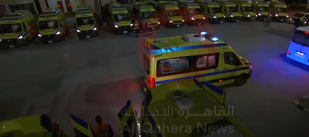 بالصور.. الأطقم الطبية المصرية تجري فحوصات لـ الأسرى الإسرائيليين في رفح 2