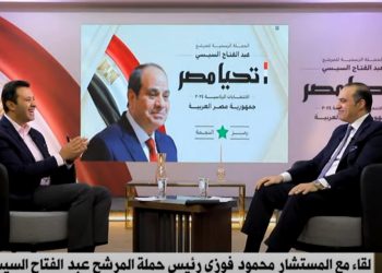 المستشار محمود فوزي: هناك خط فاصل بين الرئيس والمرشح المصري عبدالفتاح السيسي 1