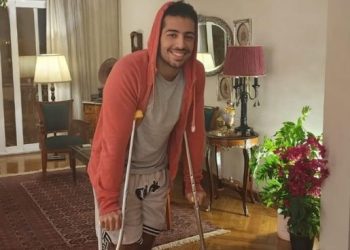 إصابة محمود ياسين جونيور بكسر في القدم.. وجدته شهيرة تعلق 2