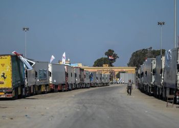 وصول 237 شاحنة مساعدات غذائية لـ غزة