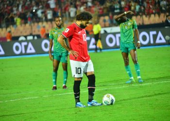 محمد صلاح يرفض الاحتفال بهدفه مع منتخب مصر في مرمى جيبوتي 1