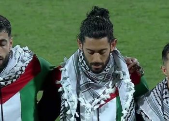 "تحت نغمة الحرب وبالدقيقه الحداد على الشهداء".. منتخب فلسطين يظهر أمام لبنان بتصفيات كأس العالم 1