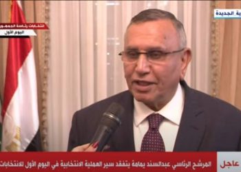 المرشح الرئاسي عبد السند يمامة: العملية التنظيمية جيدة واستغرقت في التصويت ثواني 7