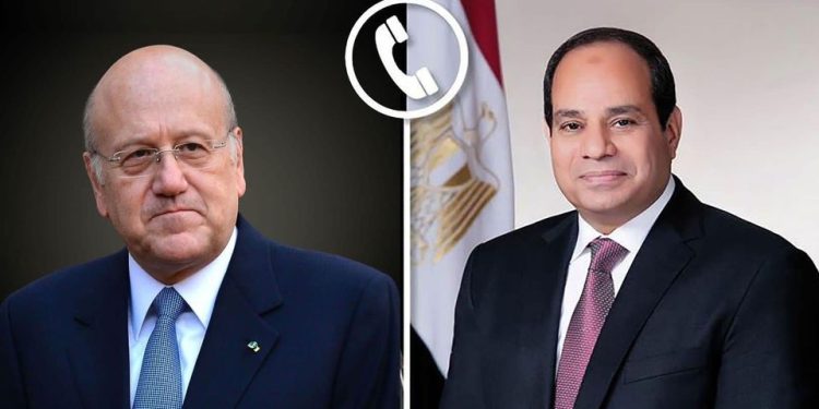 رئيس الحكومة اللبنانية يهنئ السيسي بـ فترة رئاسية جديدة 1