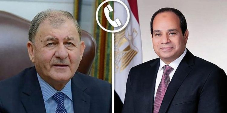 رئيس العراق يهنئ السيسي على إعادة انتخابه رئيساً لمصر 1